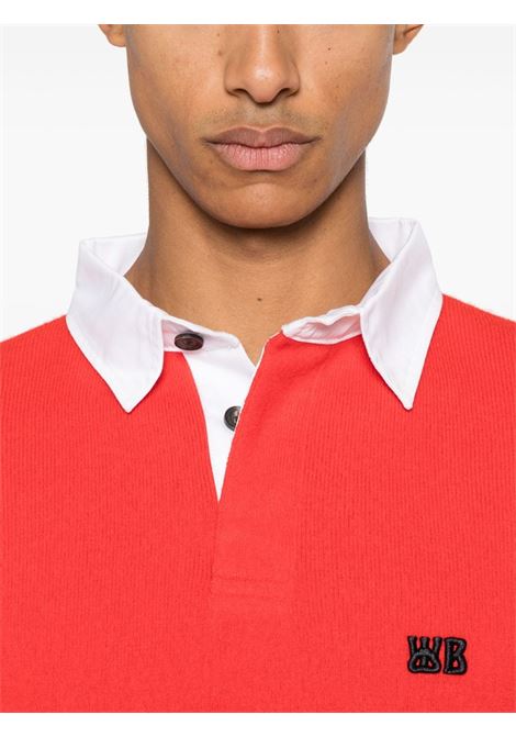 Multicolor Cypher polo jumper Wales bonner - men WALES BONNER | UA24KN13WO07349